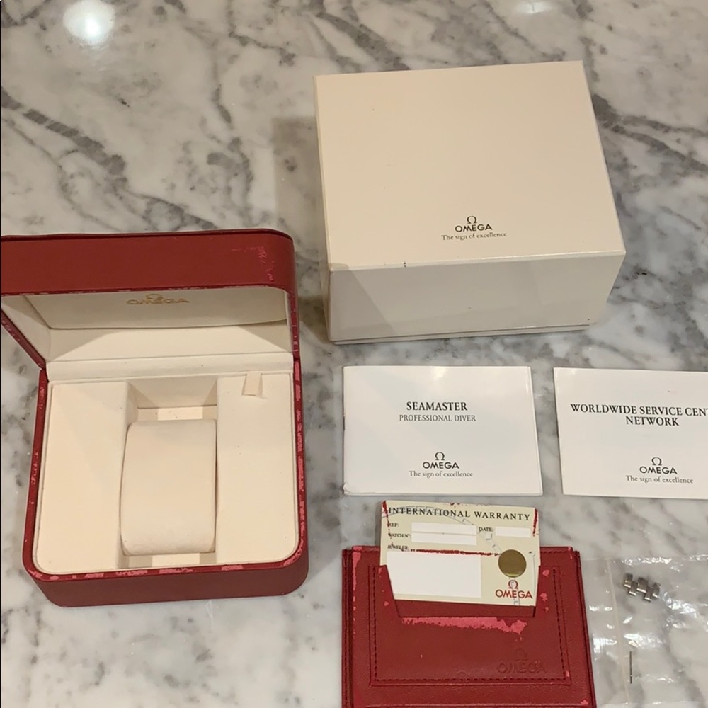 Omega watch box